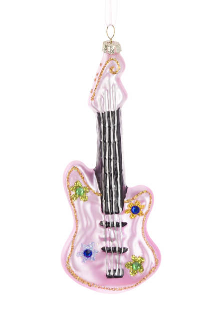 GLASS Guitar Hanger 15.5cm Pink-0