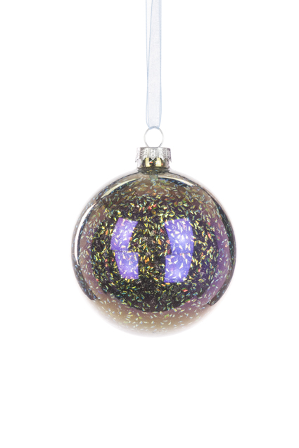 GLASS Paloma Bauble 8cm-0