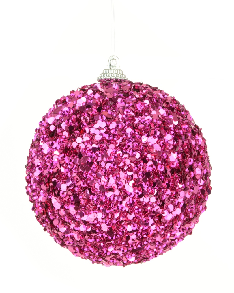 Shimmer Glitterball 8cm Magenta-0