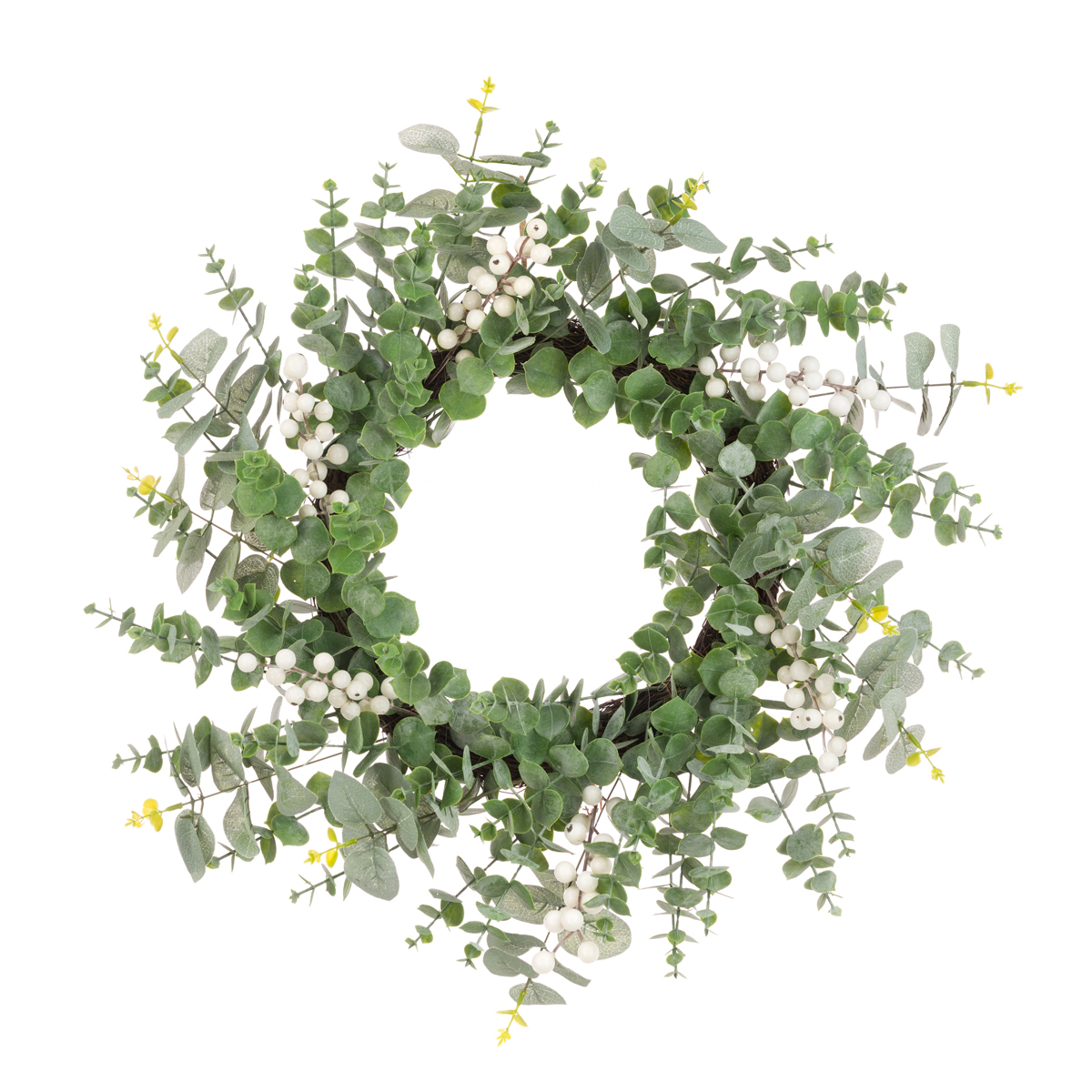 Eucalyptus White Berry Wreath-0