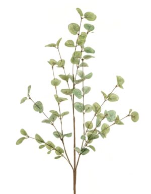 Eucalyptus Spray 85cm Green W/Silver Glitter