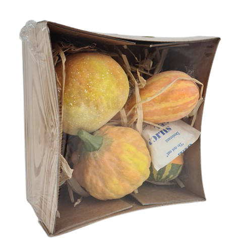 Gourds x 4 Yellow 8 - 12cm-22169