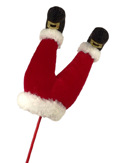 Santa's Legs Pick 70cm-0