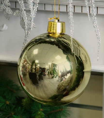 Gold Shatterproof Bauble (20cm)-0