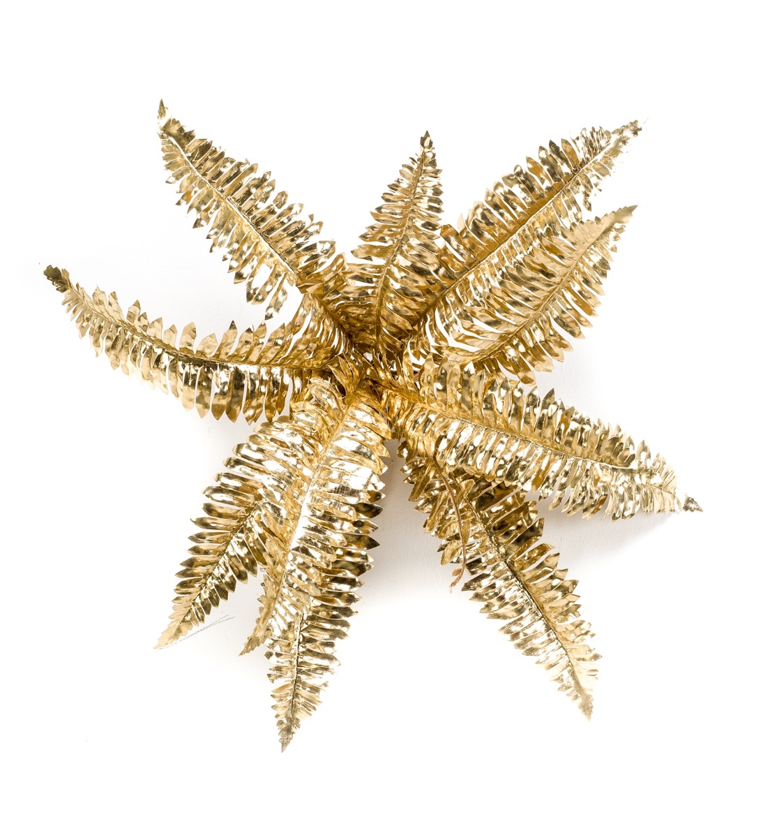 Boston Fern Metallic Gold 37cm-0
