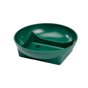 Large Square Round Dish Green x 10-0