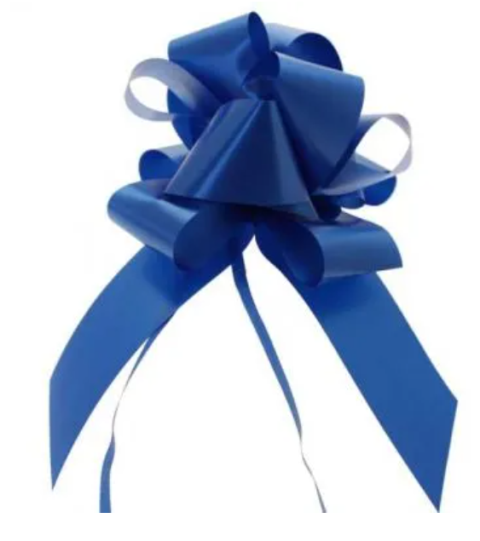 50mm Royal Blue Pull Bow's x 20-0