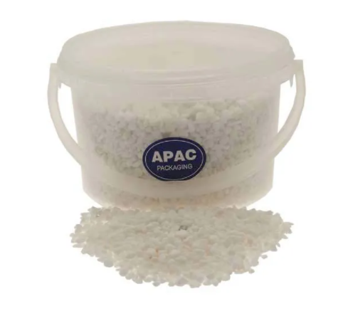 4kg Bucket 4-6mm Tumbled Snow White Stones-0