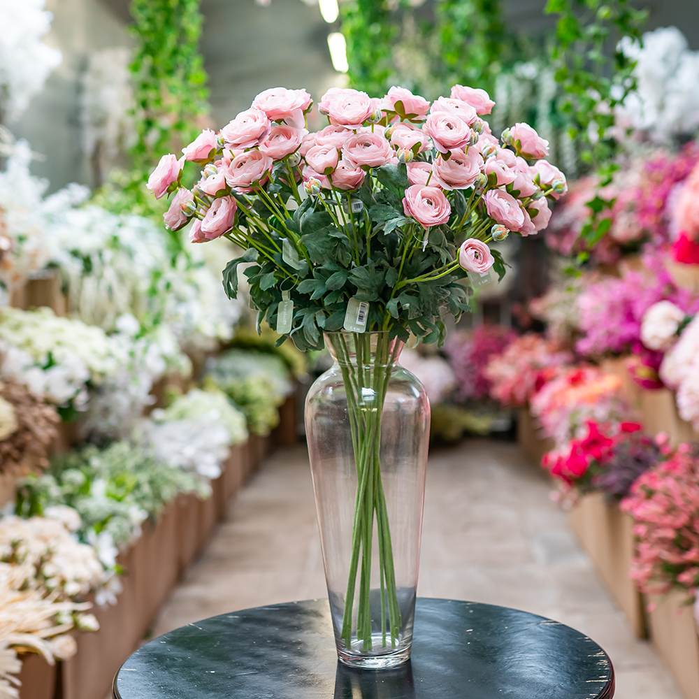 ECO Ranunculus Spray 67cm Pink-24922