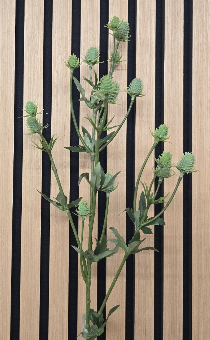 Artificial Thistle Spray Green 81cm