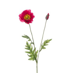 Poppy Spray Red 72cm-0