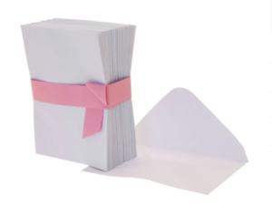 White Florist Card Envelopes x 100-0