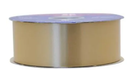 2" x 100yds Old Gold Poly Ribbon-0
