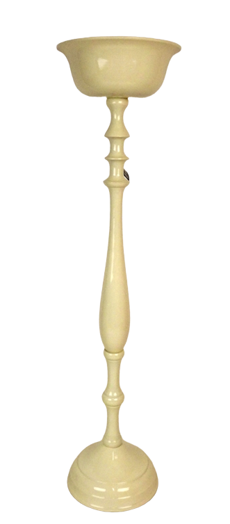 80cm Pedestal Ivory-0