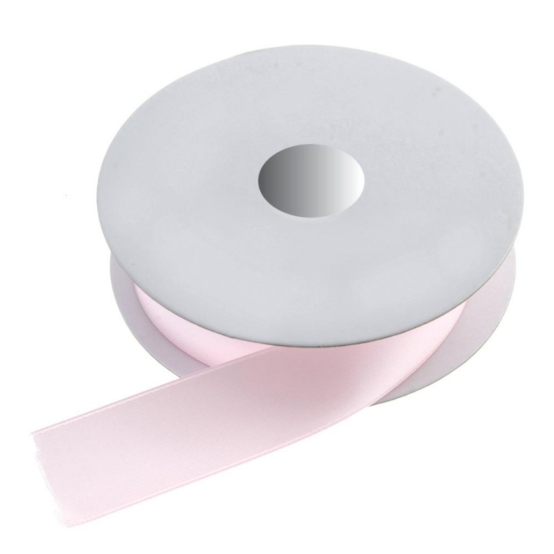 15mm Double Faced Satin - Baby Pink (15mm x 20m)-0