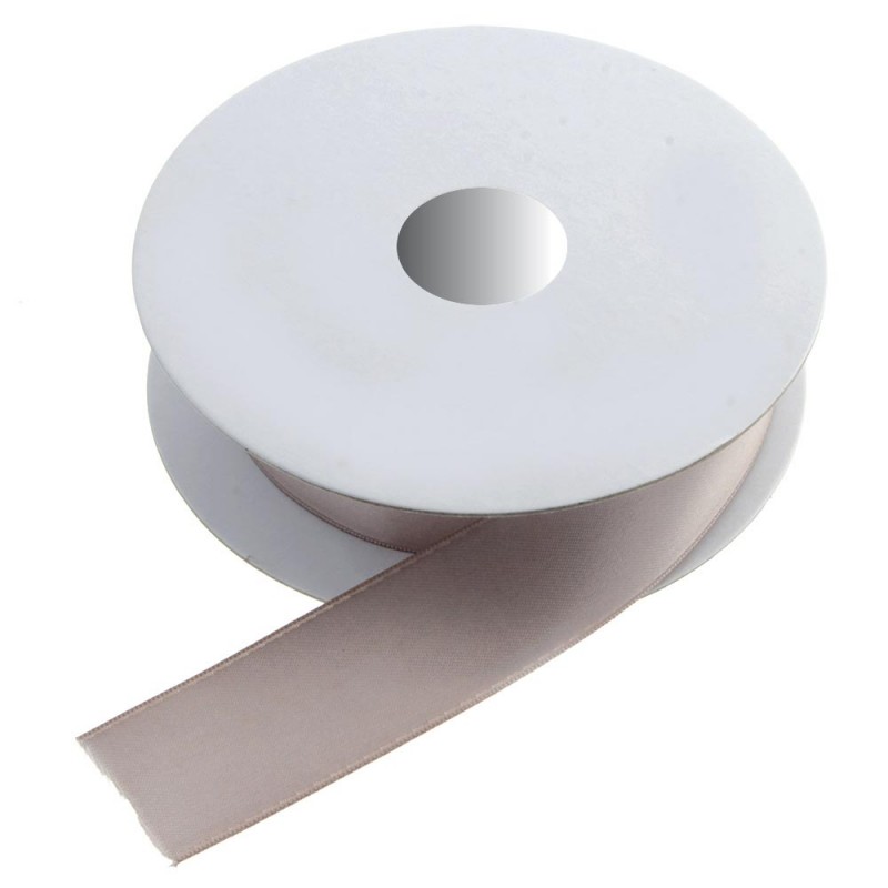 15mm Double Faced Satin - Silver (15mm x 20m)-0