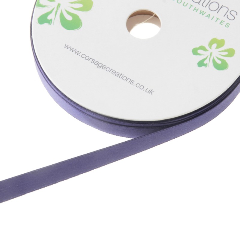 25mm Double Faced Satin - Navy Blue (25mm x 20m)-0