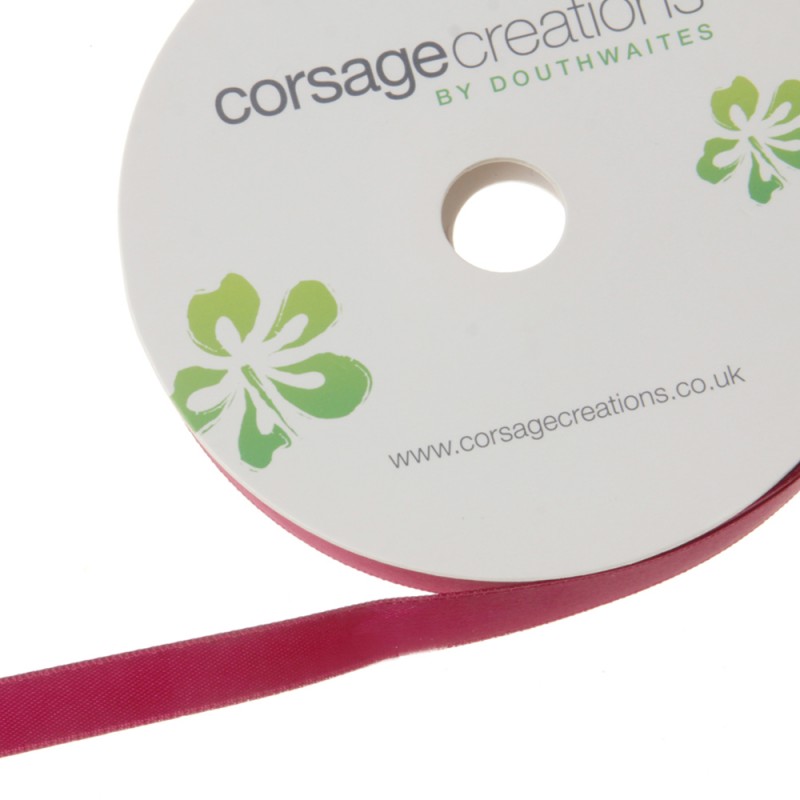 25mm Double Faced Satin - Wine (25mm x 20m)-0