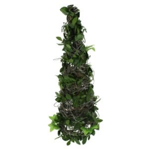 25cm Leaf Cone Tree Green-0