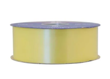 2" x 100yds Lt Yellow Poly Ribbon-0