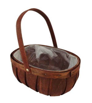 Trug Newent Dark Brown 28 x 21 x 10cm-0