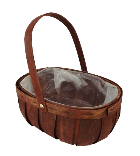 Trug Newent Dark Brown 28 x 21 x 10cm-0