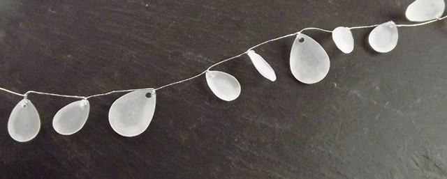 120cm Gem Garland Frosted-0