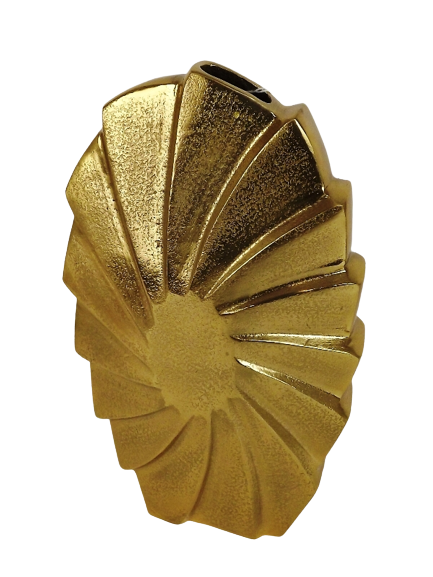 20 x 33cm Gold Swirl Vase-0
