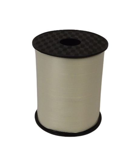 5mm x 500mtr Curling Ribbon Eggshell-0