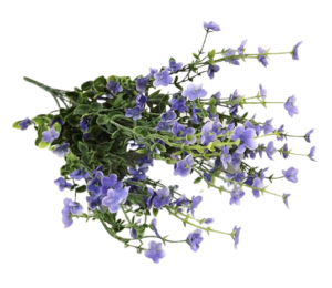 45cm Blossom Foliage Bouquet Blue-0
