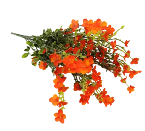 45cm Blossom Foliage Bouquet Orange-0
