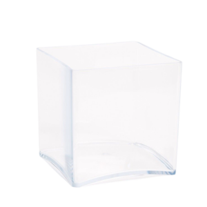 15 x15cm Acrylic Design Cube - Clear-0