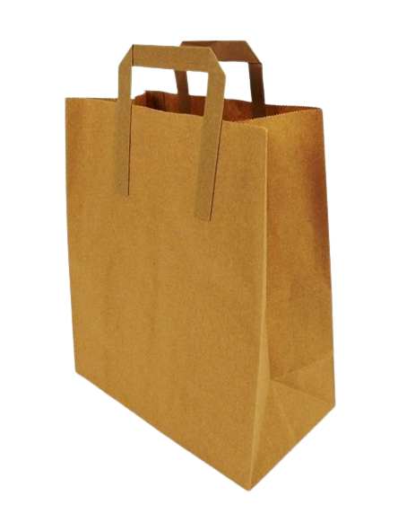 Large Bag Brown Paper 25 x 30 x 14cm x 250 Pcs-0