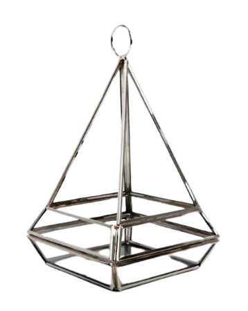 10.5 x 15 x 24cm Pyramid T-Light Holder-0