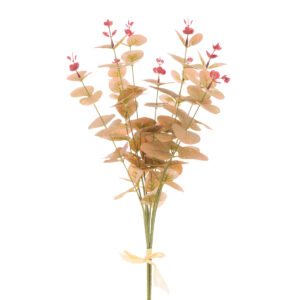 Eucalyptus W/Berries Bundle 50cm Light Green-0