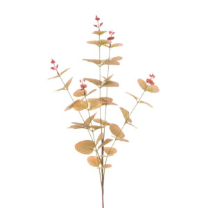 Eucalyptus W/Berries Spray 74cm Light Green-0
