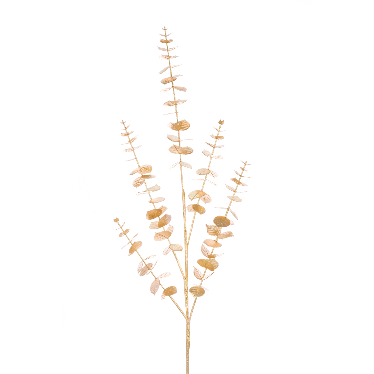 Metallic Eucalyptus Spray 90cm Gold-0