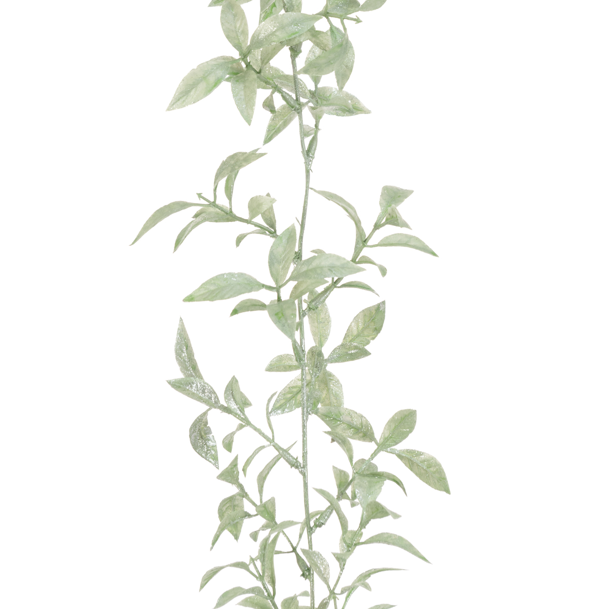Sparkle Mini Leaf Garland 180cm Sage-0