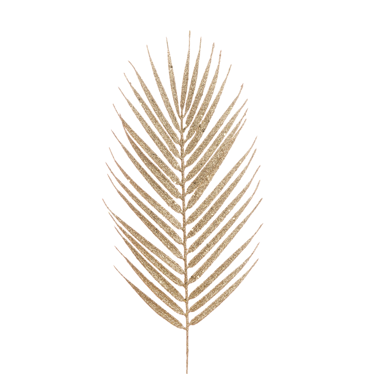 Glittered Fern Spray 53cm Gold-0