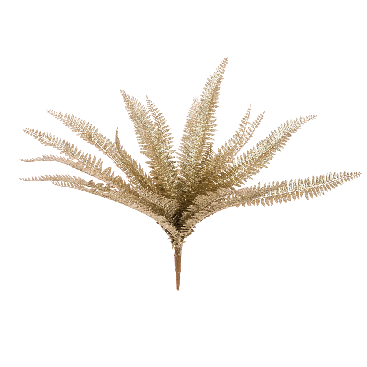 Glittered Boston Fern 51cm Gold-0