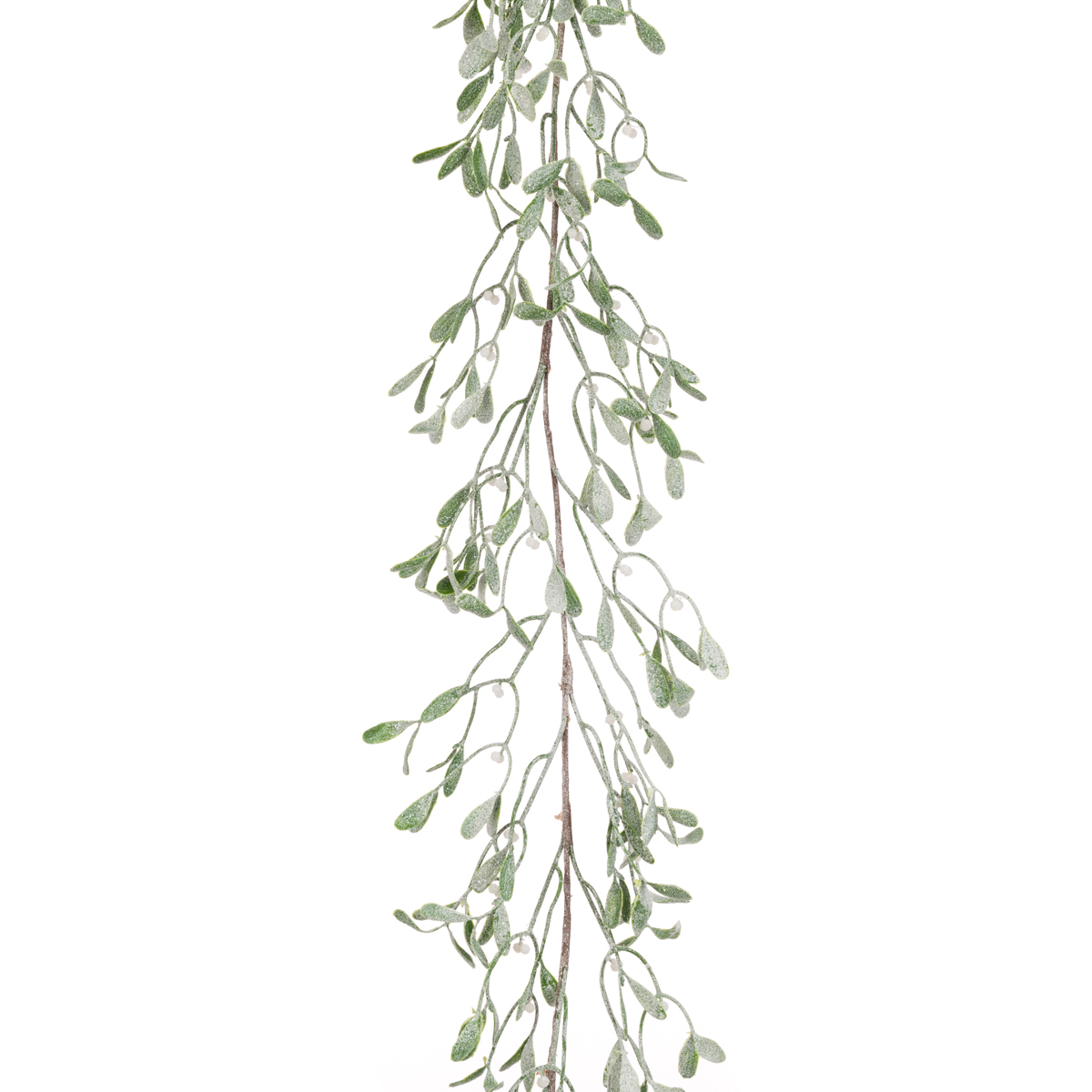 Frosted Mistletoe Garland 180cm-0