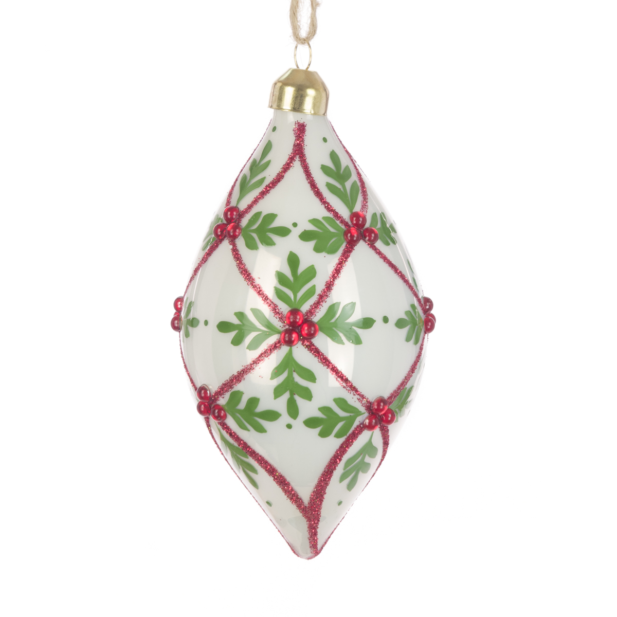 GLASS Tess Finial 12cm-0