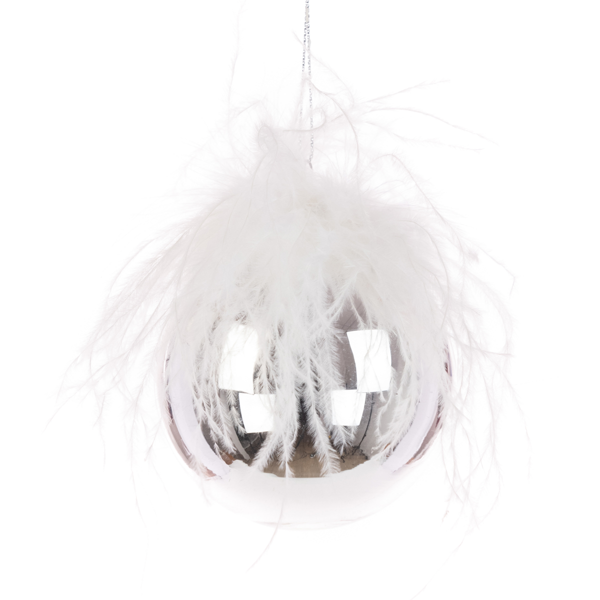 GLASS Sadie Bauble 8cm-0