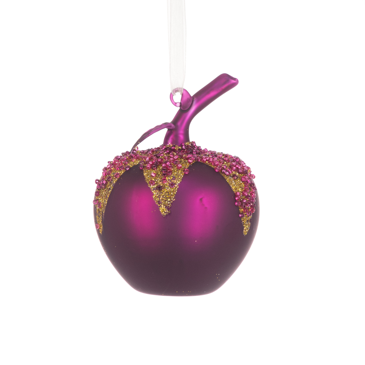 GLASS Apple Hanger 11cm-0