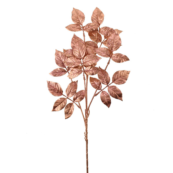 80cm Hornbeam Leaf Spray Pink-0
