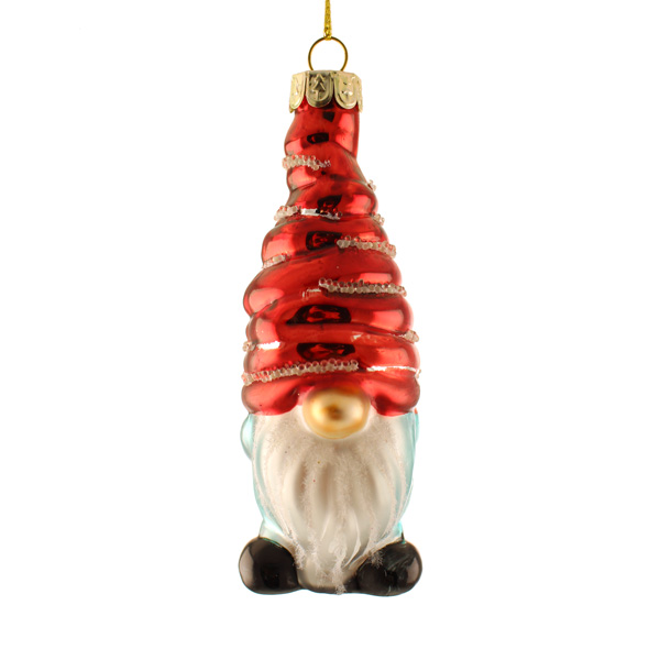 11cm Glass Gonk Red-0