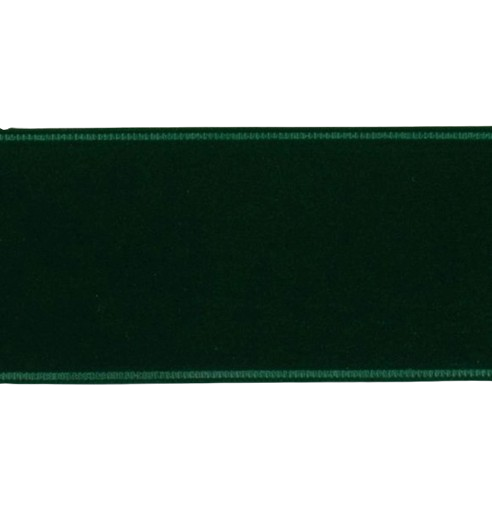 2.5" x 10 Yards Emerald Velvet Ribbon-0