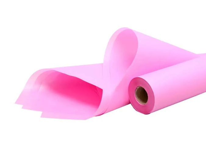 Frosted Cello 80cm x 80mtr Light (Sugar) Pink-0