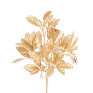 Metallic Citrus Leaf Bush 30cm Gold-0