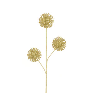 Sparkle Allium Spray 60cm Champagne-0